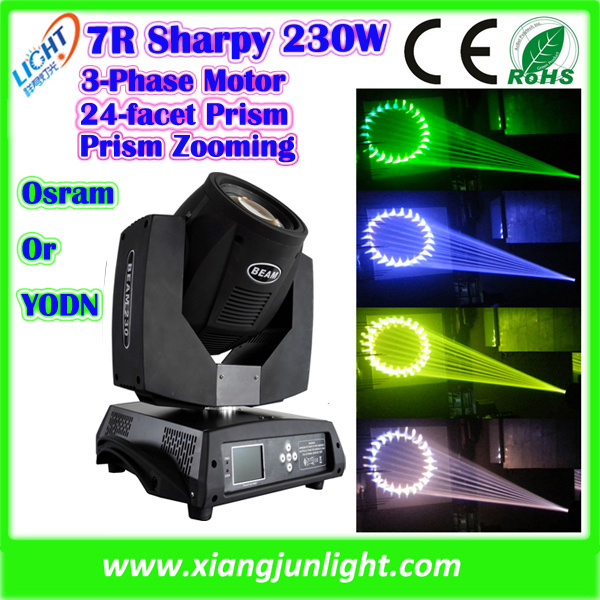 Clay Paky 7r Shapry 230W Beam Moving Head Light