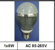 8w LED Bulb Light