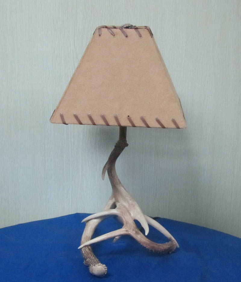 Faux Suede Shade Table Lamp