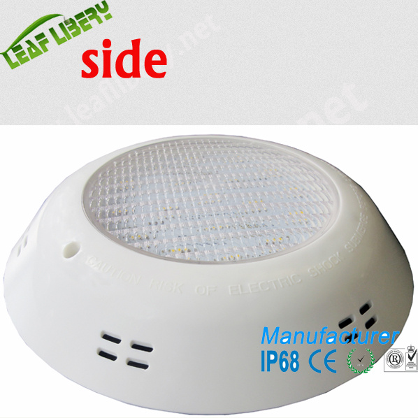 China Plastic RGB 12W Wall Mounted Swimming Pool Light, LED Surface Mounted Pool Light