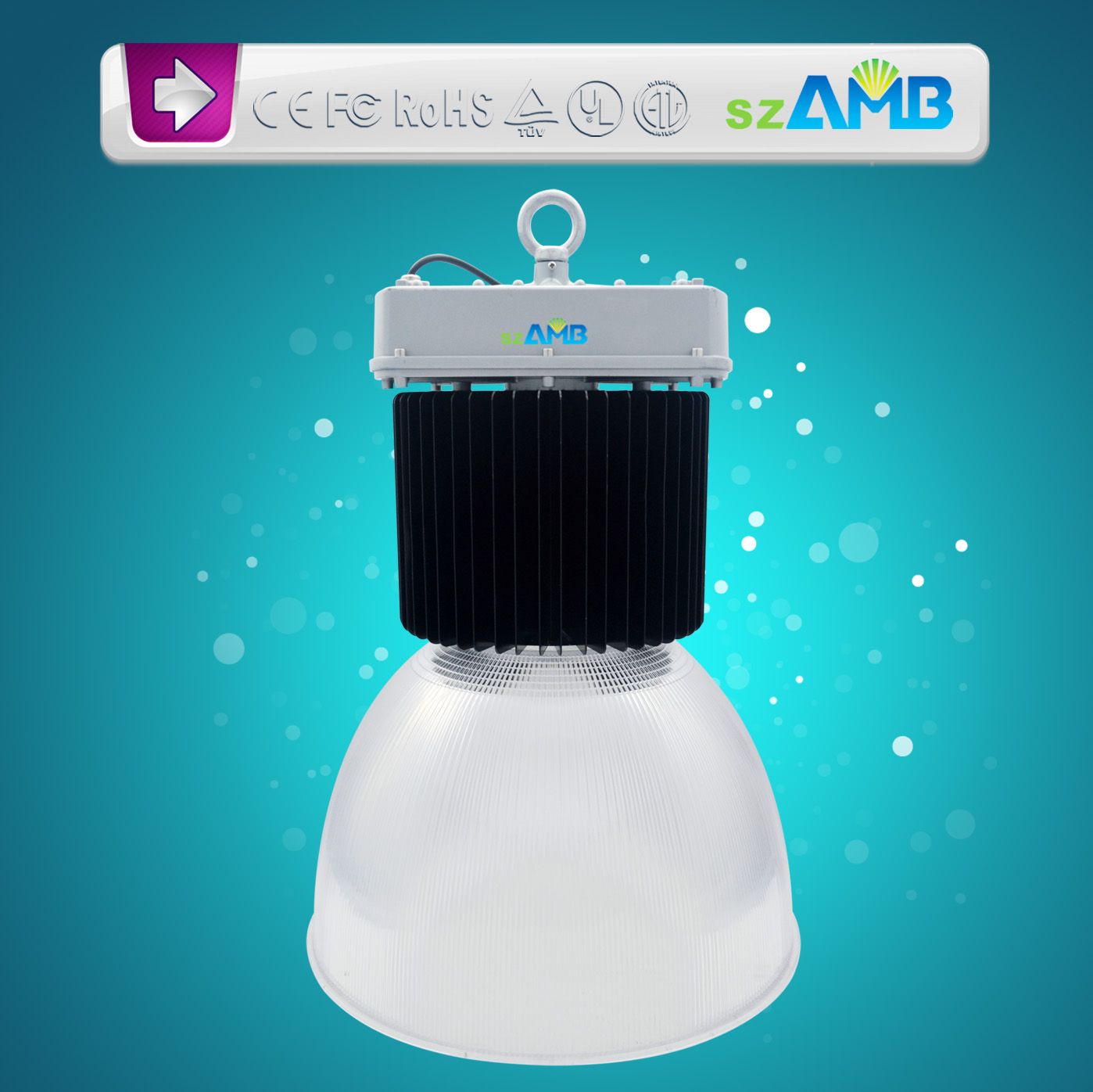 200W High Bay LED Light (UL, TUV, CE compliance)