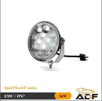 CREE 36W IP67 3D 4D LED Work Light LED Car Light for Forklifts Excavator