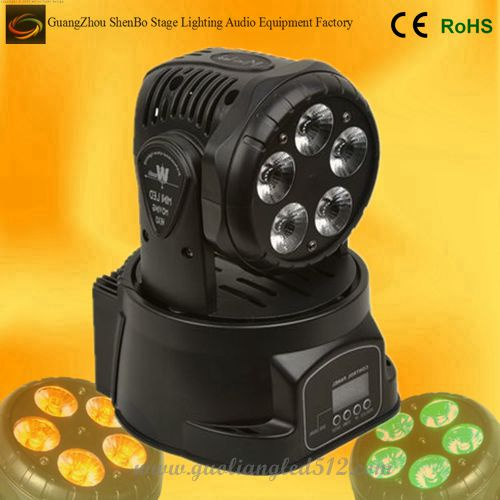 5PCS LED Moving Head Stage Christmas Lights