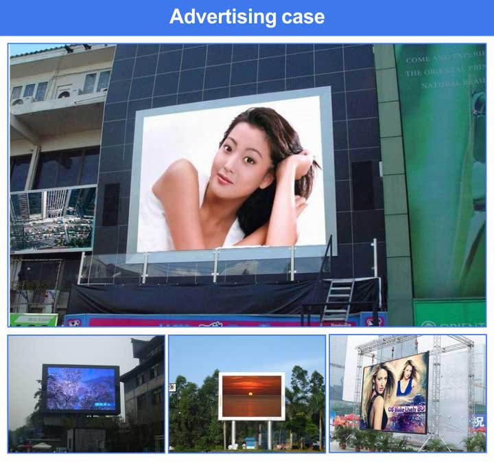 Outdoor Full Color LED Display (P16 advertising LED Display Screen)