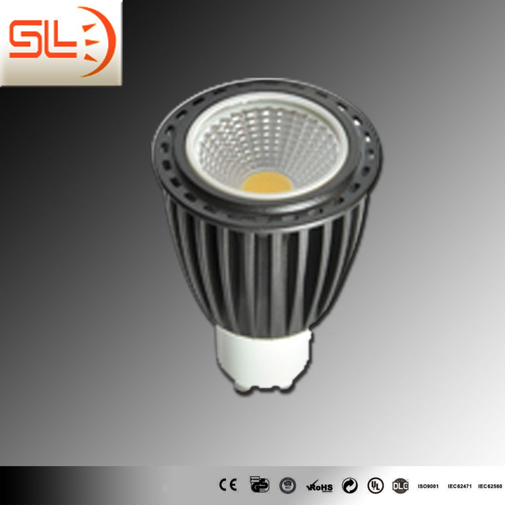 COB GU10 Alu Body LED Spotlight with CE EMC