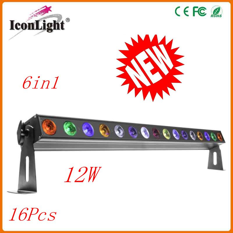 LED Wash Light Outdoor IP65 16PCS*12W 6in1 Effect Lights (ICON-B024)