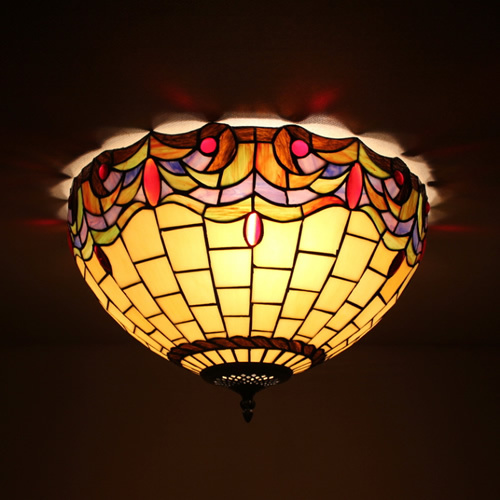 Antique Tiffany Ceiling Lamp with Modern Style for Coffee Shop (XC16003)