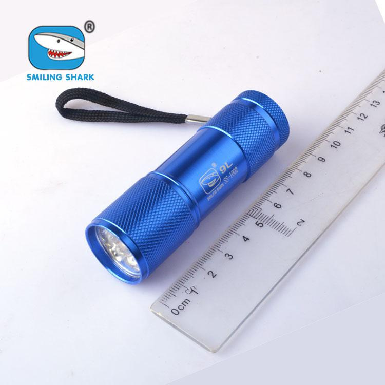 9 Bulbs 2W LED Torch Mini Flashlight