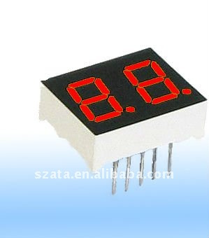 2 Digit 7 Segment LED Display