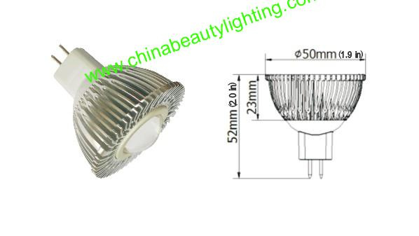 LED MR16 LED Spot Light LED Bulb (3W)