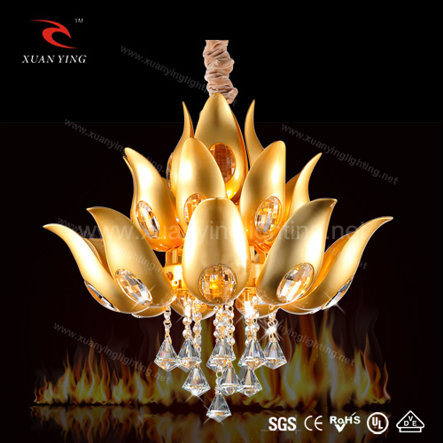2013 Hot Sale Crystal Modern Chandelier Lighting (Mv68017-15 G9)