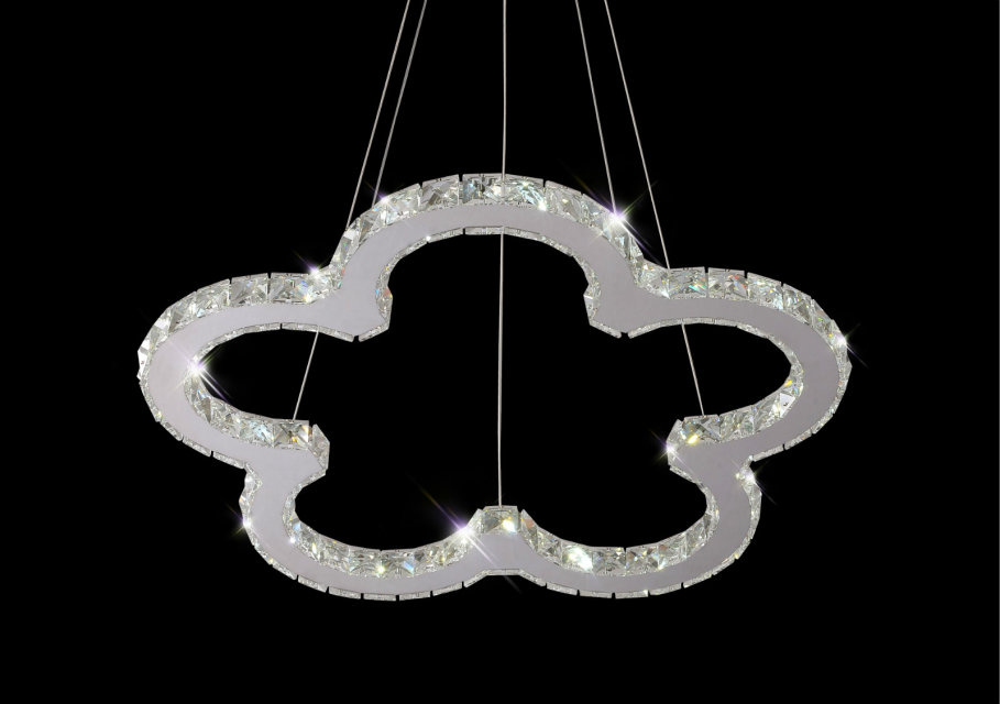 Modern LED Chandelier Crystal Pendant Light (EC902)