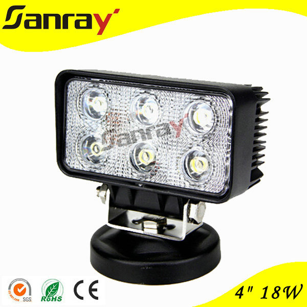 Square 12V 18W LED Work Light