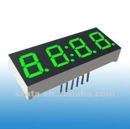 0.28 Inch Green 4-Digits Display