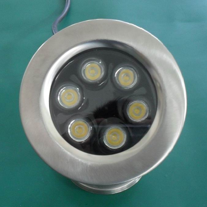 RGB 6W LED Underwater Flood Light with 304 S/S