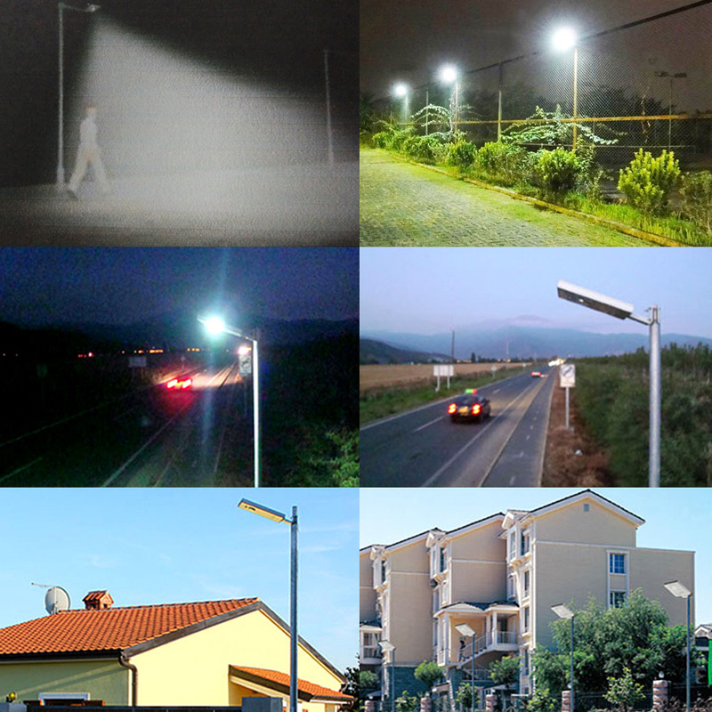 60 Watt Fully Integrated All-in-One Solar Street Light