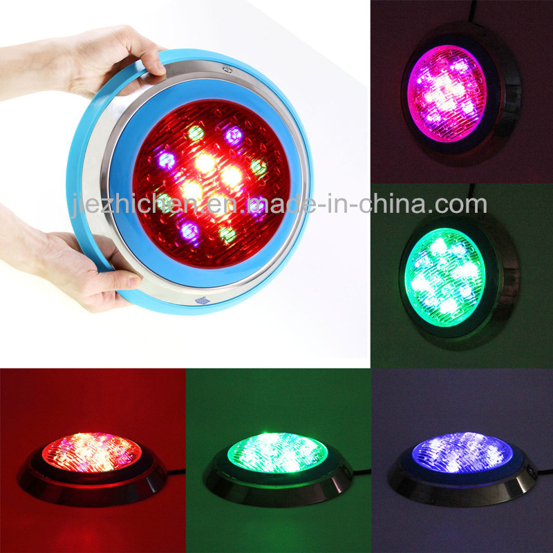 12W 24V 12PCS Waterproof RGB LED Underwater Light Swimming Pool Lamp