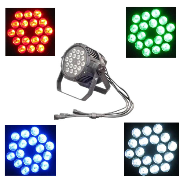 Waterproof Stage Light 18X10W RGBW 4 in 1 LED PAR