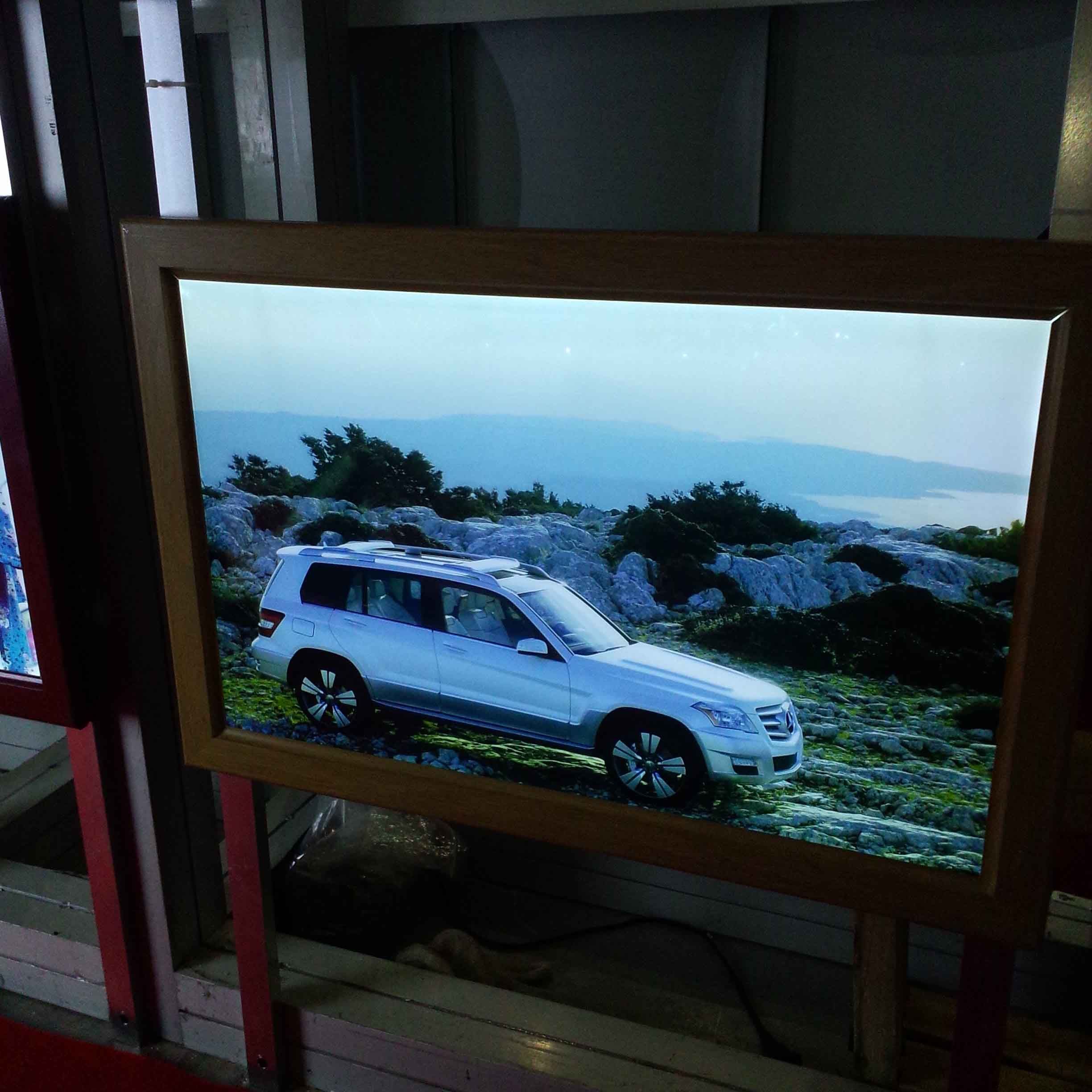 Popular Black Frame Slim LED Light Box