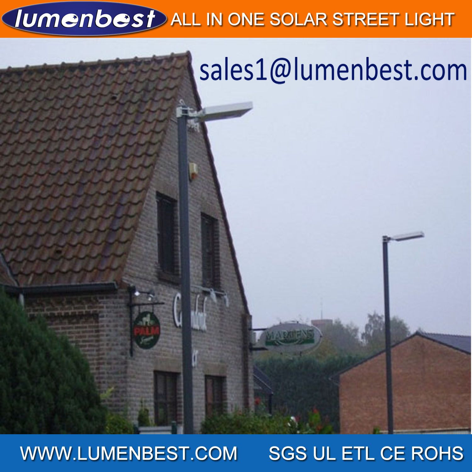 All in One Solar LED Street Lights Road Light