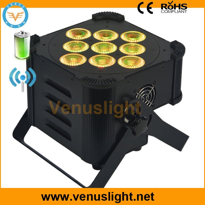 9X8w RGBW LED Wireless&Battery PAR Stage Light