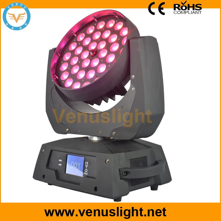 36X10W RGBW LED Stage Moving Head Light with Zoom