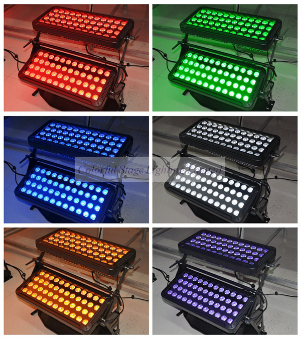 96*15W 6in1 RGBWA UV IP65 High Power LED Wall Washer