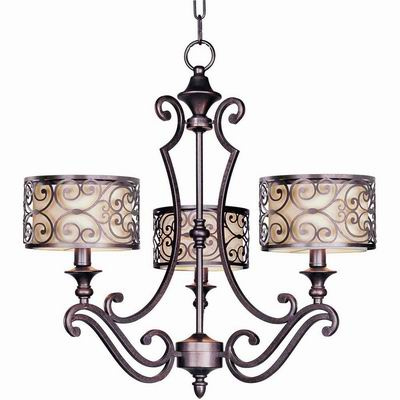3 Light Oil Rubbed Bronze Chandelier