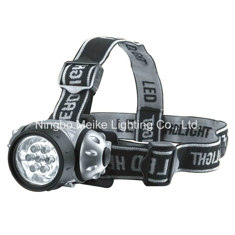 Portable Camping Outdoor Light 7/9/12 LED Headlamp (MK-3001)