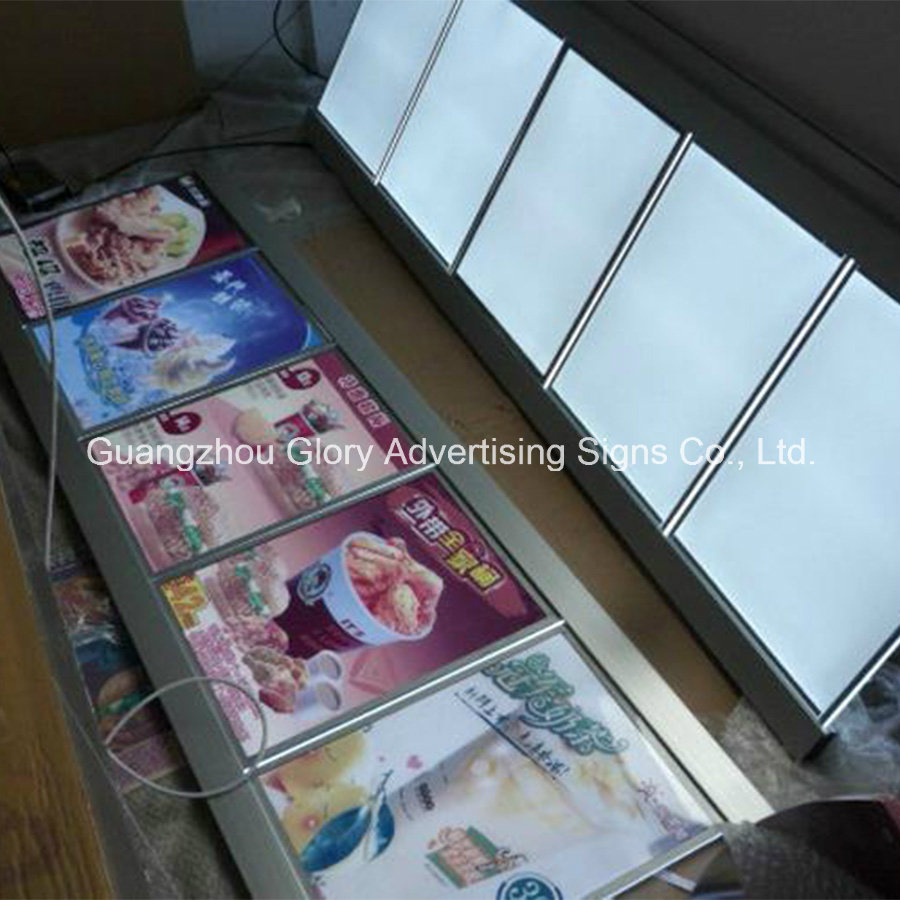 LED Coco Chain Shop Restaurant Light Box Menu Board Manufacturer