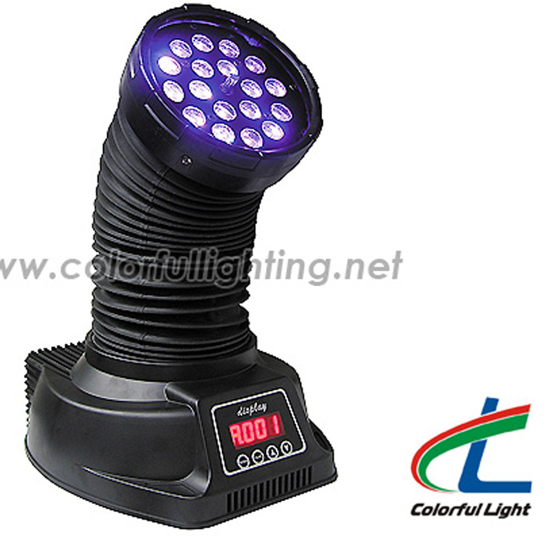 Professional 18PCS 3W Zoom Disco Moving Head Stage Light