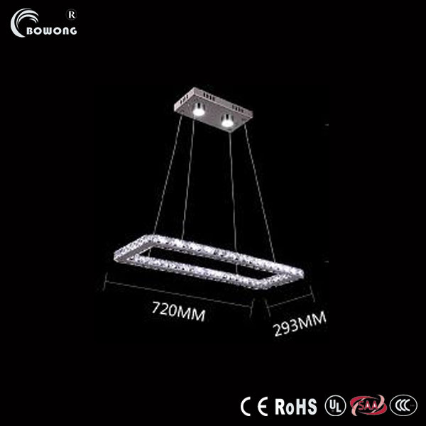 Istanbul Rectangular Crystal Chandelier