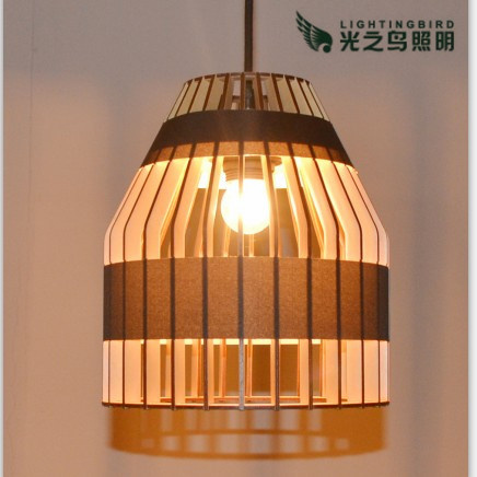 Lightingbird Wood Pendant Chandeliers for Kitchen Hanging (LBMP-MN)