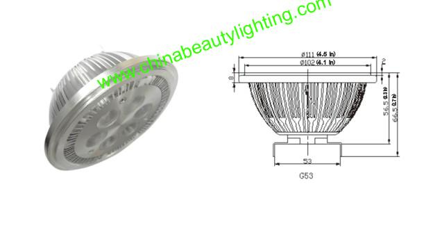 Dimmable 3 Years Warranty AR111 LED Light LED Bulb