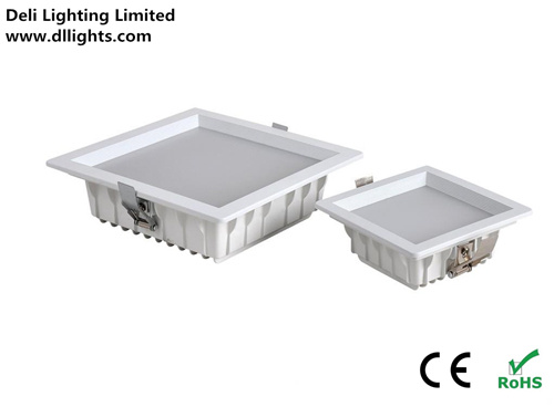 Dimmable 4 Inch 12W Square LED Down Light