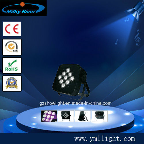 9PCS 3-in-1, 4-in-1, 5-in-1, 6-in-1 LED PAR Light (rechargeable batter +wireless DMX)