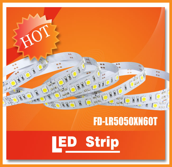 12VDC 14.4W/M	SMD5050 LED Strip Light