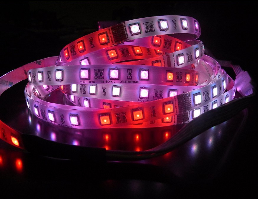 54LEDs/M SMD5050 Waterproof Magic RGB LED Strip Light for Decoration