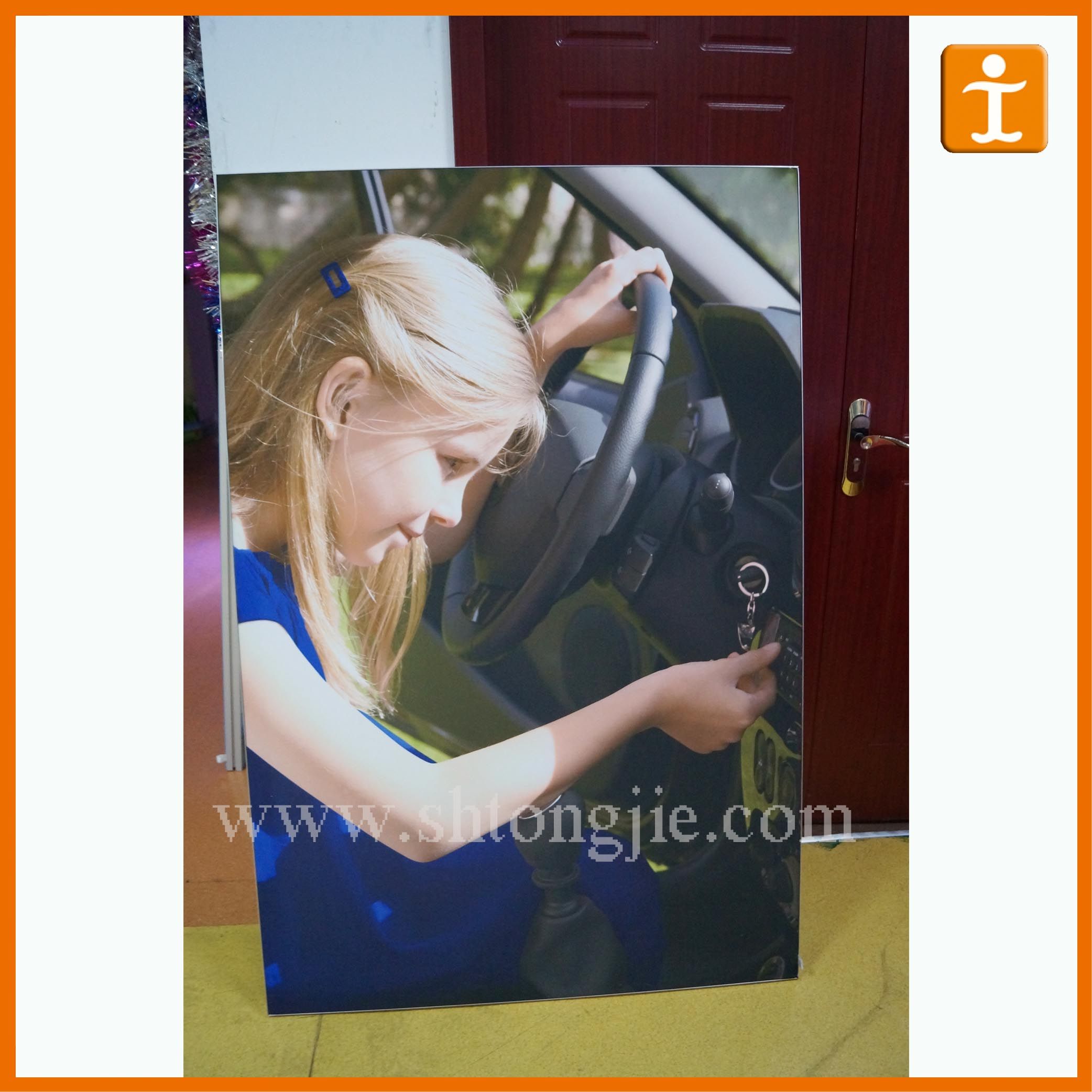 Aluminium Frameless LED Backlit Light Box Fabric (TJ-09)