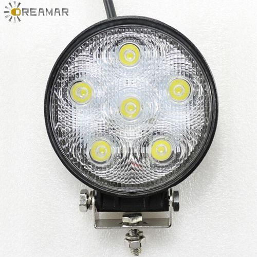 18W Round LED Work Light 4X4 4WD