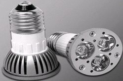 220LM 3W High Power LED Spotlight Made of Aluminum+PC