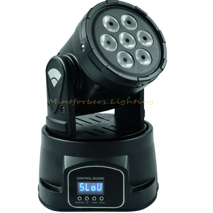 7*8W RGBW LED Moving Head Beam Light