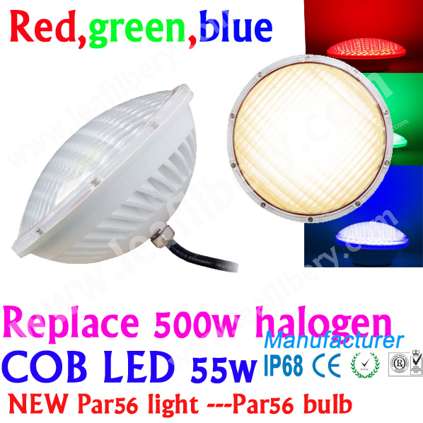 220V Underwater Pool Light, 500W PAR56 Pool Light, 2m Cable Terminal
