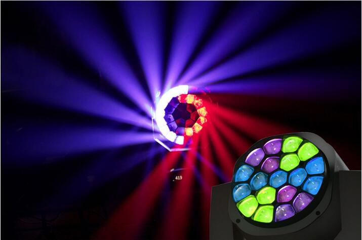 19PCS 15W Bee Eye LED Moving Head Stage Light