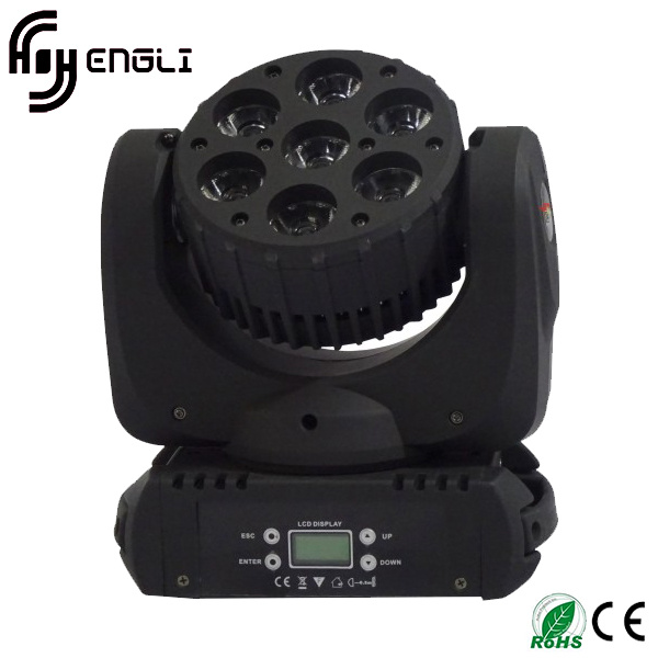 Made in China LED Stage Lighting 7PCS, LED Moving Head Beam Light (HL-010BM)