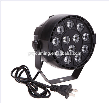 Plastic 3W*18PCS Brightness LED Flat PAR Lights for Family Party