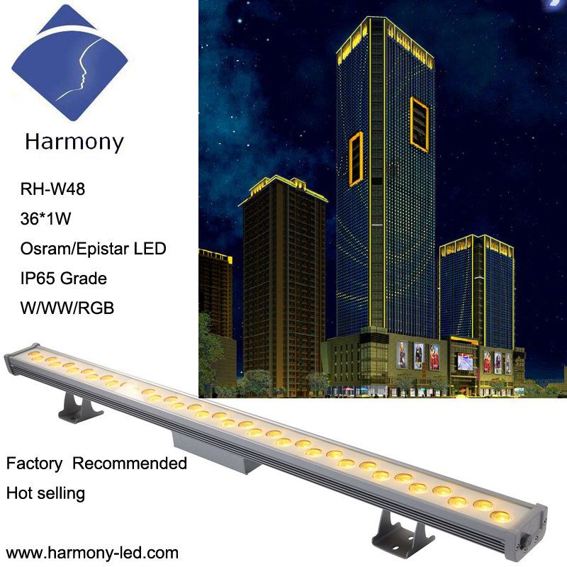 Good Heat Dissipation 36W Aluminum LED Wall Washer