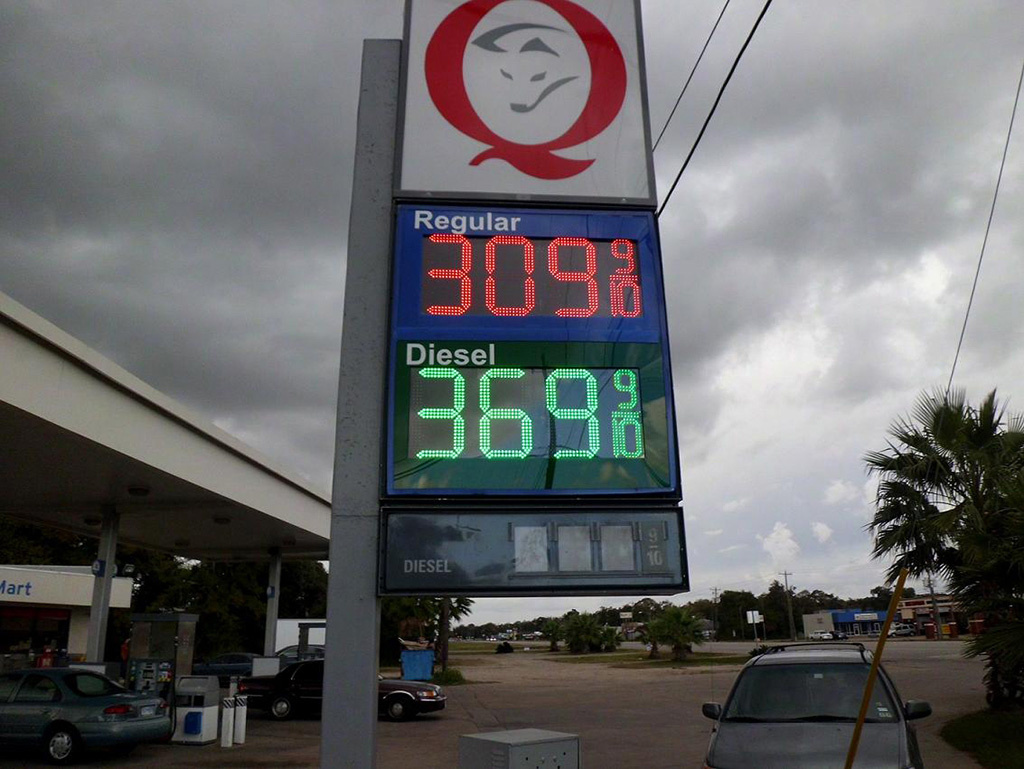 LED Gas Station Display