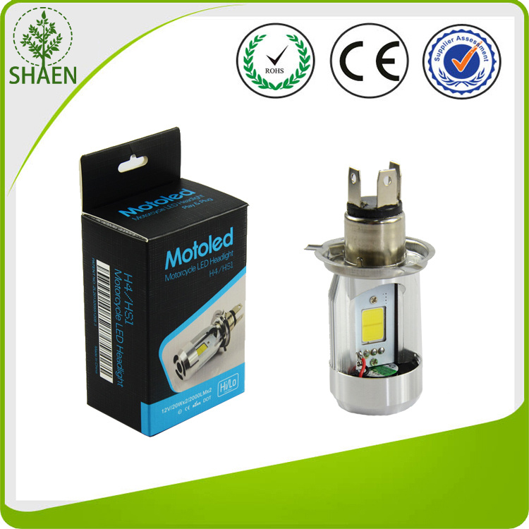 Shaen New Arrival H4 24W LED Motorcycle Headlight