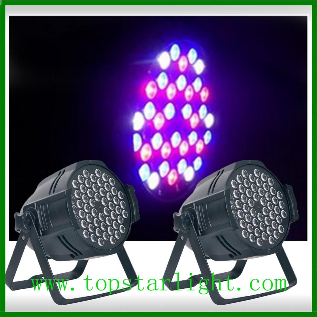 High Quality Disco Lighting 54*3W RGB LED PAR Can Light